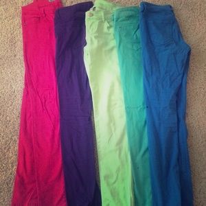 Size 1 & 3 Colored Jeans
