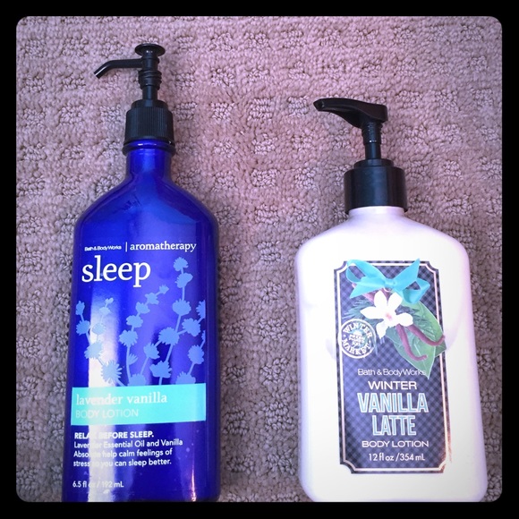 Sleep and Vanilla Latte Lotions
