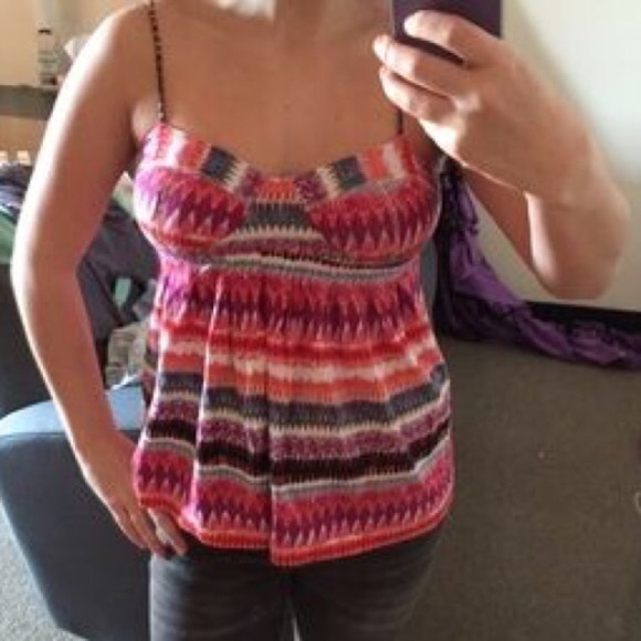 Billabong flowy colorful tank