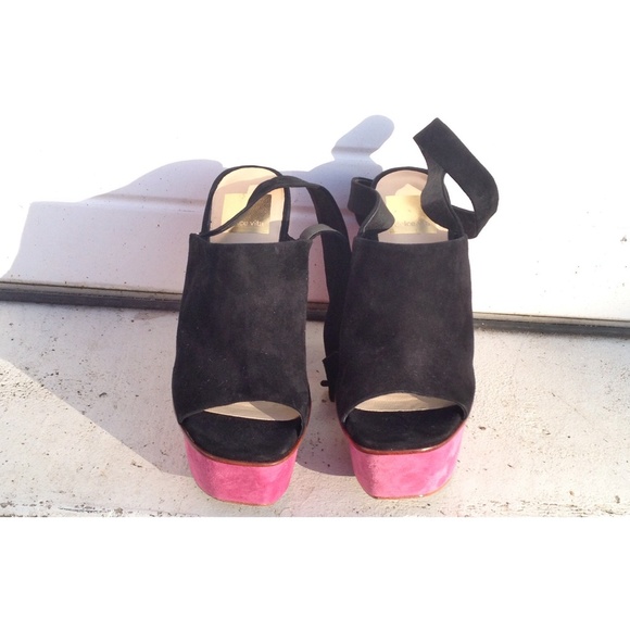 SOLD Dolce Vita chunky platform slingback heels 6 - Picture 4 of 5