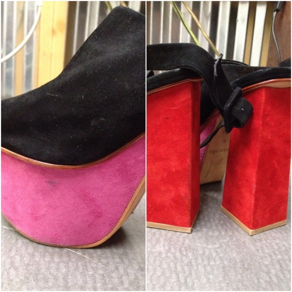 SOLD Dolce Vita chunky platform slingback heels 6 - Picture 5 of 5