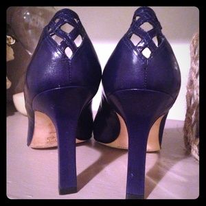 Antonio Melani Size 9 Purple Pointed Heels Leather