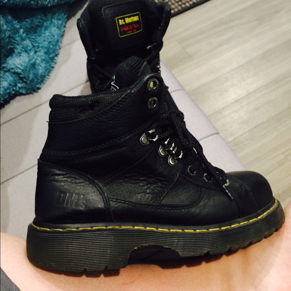 Dr. Martin steel toe boots