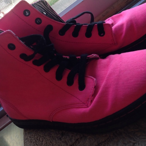 Dr Martens Neon Pink Boots
