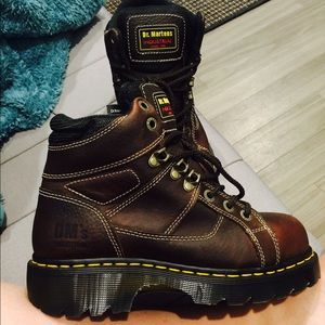 Dr. Martins steel toe boots