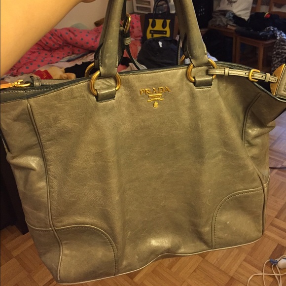 Prada Handbags - Grey Prada handbags! Authentic for sure!!!