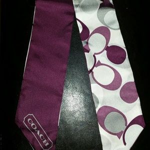 Coach silk pony scarf