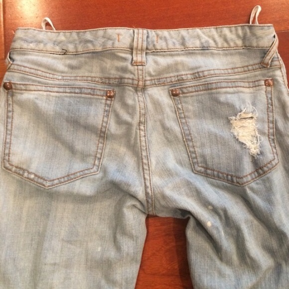 Free People light wash straight leg jeans - Picture 4 of 4