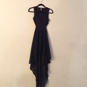 Black Hi-Low dress