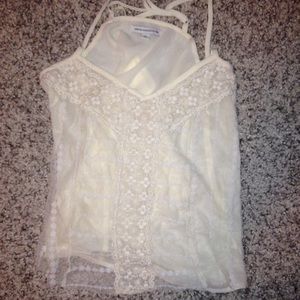 Off white tank top from american eagle