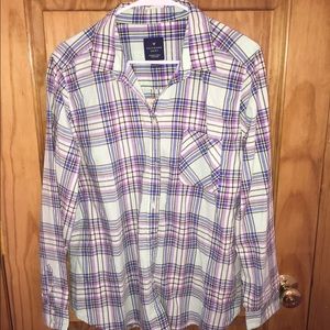 Plaid Boyfriend Shirt