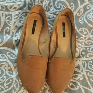 Tan loafers
