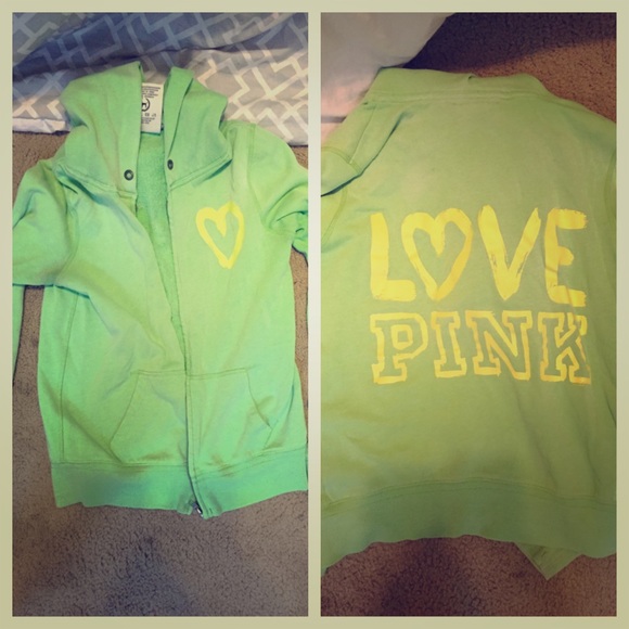 PINK Victoria secret zip up hoodie