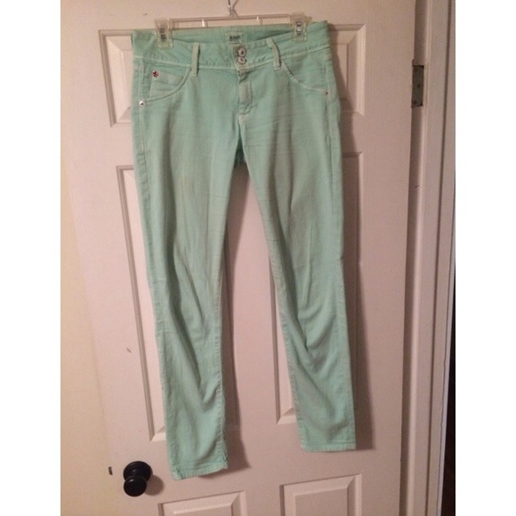 Mint skinny jeans