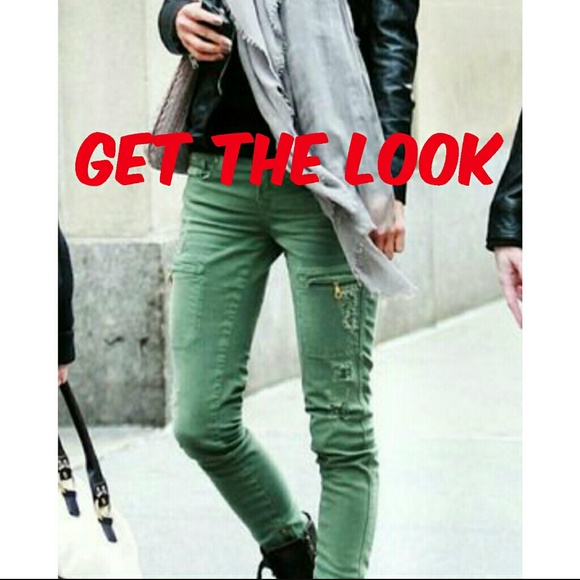 Distressed pants