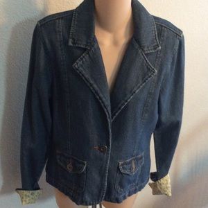 Denim jacket size large