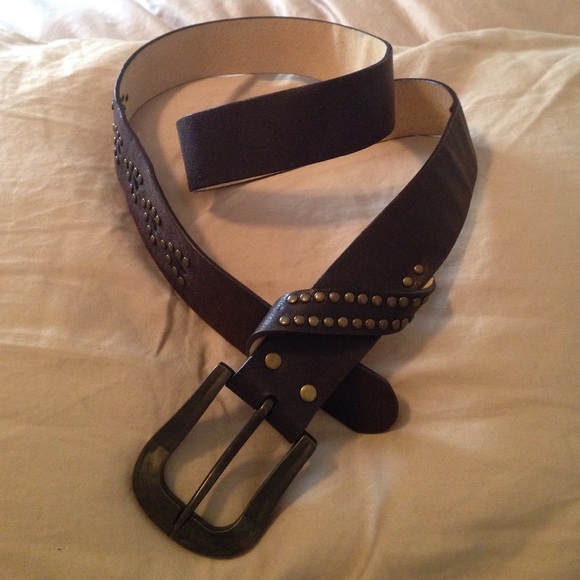 Leather belt