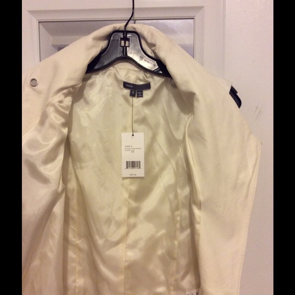 Vince leather & linen vest - Picture 3 of 4