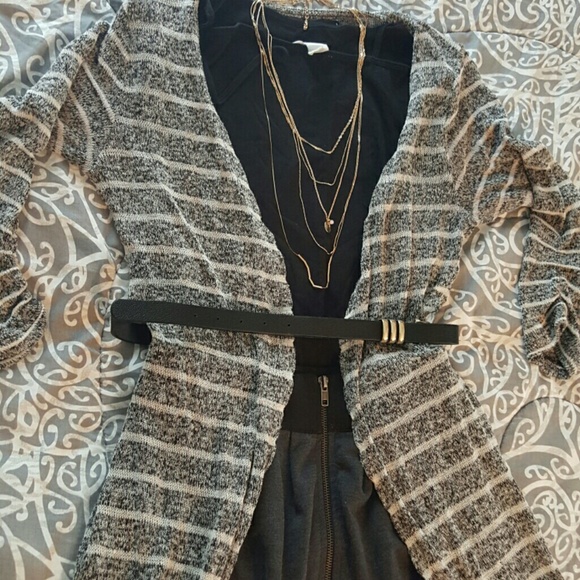 Wet Seal Sweaters - Striped Cardigan