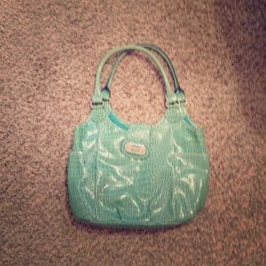 Sea foam green purse