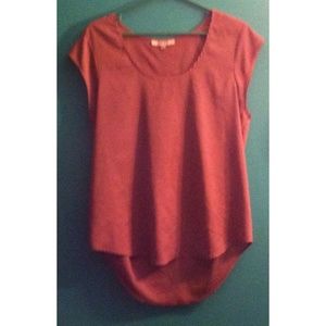 Pale purple cap sleeved blouse