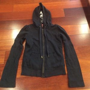 Juicy Couture black zip up hoodie