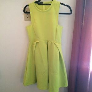 Asos lime green dress