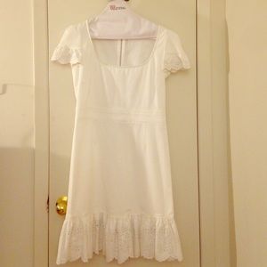 RED Valentino White lace summer dress (size 6)