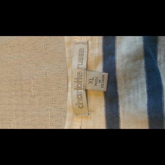 "Well, Hello Sailor" Tie Crop Top - Picture 3 of 3