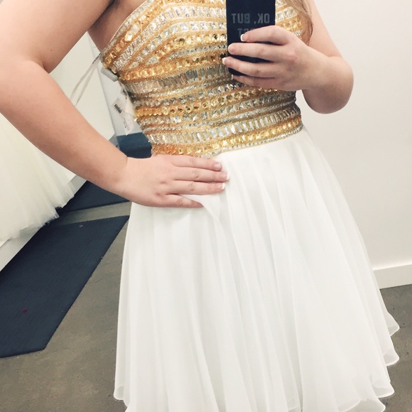 Sherri Hill Dress(Embellished Chiffon Fit & Flare)