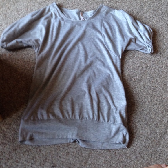 Grey sliver shirt