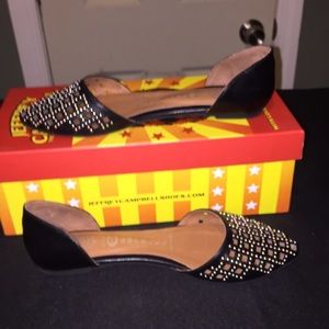 Jeffrey Campbell "in love" flats. Size 5.5
