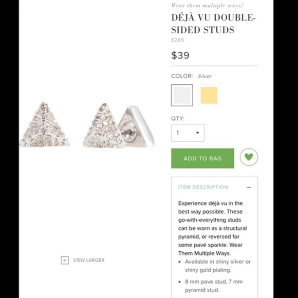 Stella & Dot Accessories - Stella & Dot déjà Vu studs