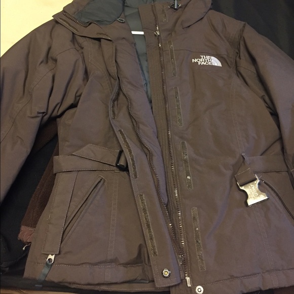 Brown North Face Coat XS