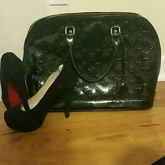 Black designer style bag