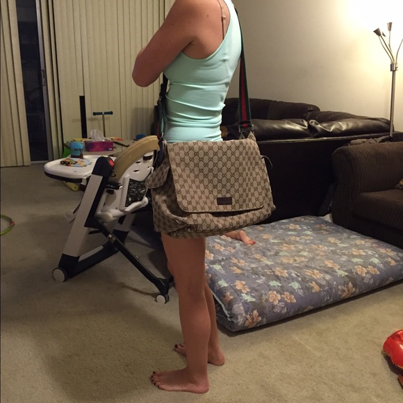 Gucci diaper bag