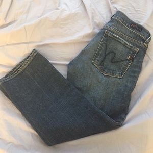 Citizens of Humanity low waist cropped jeans 27