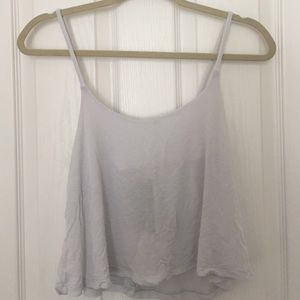 Brandy Melville Light Blue Crop Tank