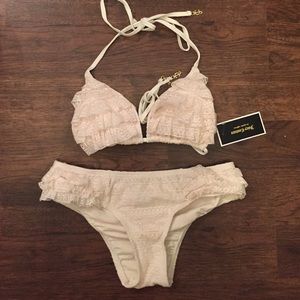 ❤️host pick❤️NWT juicy couture ruffle bathing suit