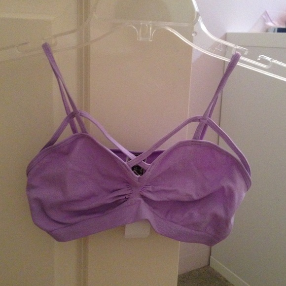 NWT purple caged bralette from LF