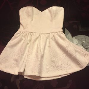 Paisley Print Strapless Top