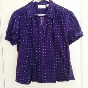 Chadwick's navy blouse with stars