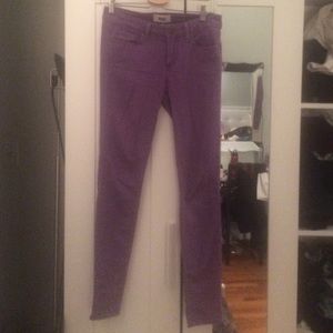 Paige verdugo purple violet jeans