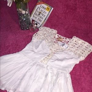 LF millau crochet top