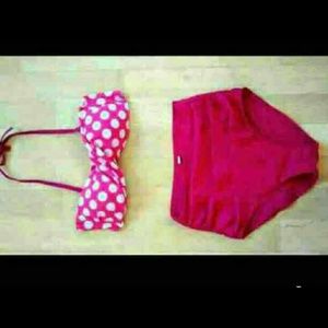 Brand new PINK vintage bathing suit!!!