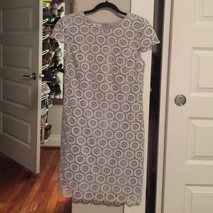 Suzi Chin for Maggy Boutique Silver Shift Dress