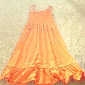Ann Taylor LOFT orange sundress