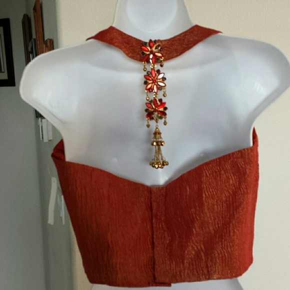FINAL SALE Crop  top custom made in India - Picture 2 of 4