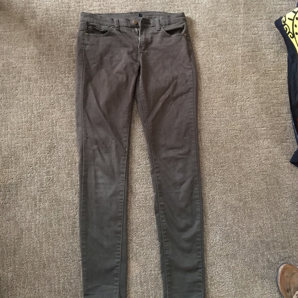 Natural green jeans