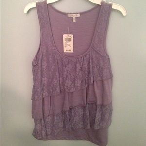 Purple Delia's Tank Top